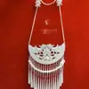 Joyería de Plata Yi de Daliangshan Sichuan Plata Mate Tradicional Étnica para Mujer Placa de Nombre Collar Performance Especial Danza Retro