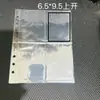 A5a6a7a8 álbum de tarjetas de hojas sueltas transparente, páginas interiores con ranuras de 1 y 4 compartimentos para fotos de ultra alta definición, recambios de álbum de múltiples especificaciones