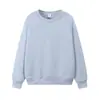 Sudadera de cuello redondo de terciopelo Sunlight con logo personalizado, corte holgado de 350 g, jersey con forro polar, sudadera de cuello redondo para hombre talla grande