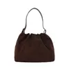 Bolso de Diseño de Nicho Coreano Bolso de Mano 2026 Principios de Otoño Retro Color Sólido Bolso Cubo Bolso para Viajes de Negocios Bolso Cruzado para el Trabajo