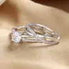 Anillos de Pareja Mobius, Diseño de Nicho con Líneas Cruzadas, Anillos a Juego Abiertos, Anillos de Dedo Apilables de Lujo Ligero, Venta al por Mayor de Joyería
