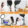 Luz de Relleno para Transmisión en Vivo Luz para Fotografía Luz para Video Iluminación Interior de Pie para Teléfono Móvil para Grabación Ancla Luz de Belleza para Fotos