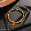Pulseira de Contas Virgem Maria Azul Queimado DIY Design Original Moda Novo Estilo Chinês Versátil