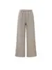 Pantalones de chándal de invierno nuevos para mujer, estilo coreano, tejido grueso, rayas verticales, cómodos, cálidos, holgados, versátiles, casuales, pantalones rectos