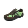 Zapatillas deportivas retro para mujer de estilo alemán, nuevo modelo otoño 2026, correa de doble hebilla, zapatillas deportivas casual versátiles de bloques de color