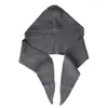 Chapéu e Cachecol Integrados Balaclava Lã Misturada Moda Coreana Dongdaemun Chapéu de Tricô Vermelho Retrô