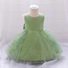 Comércio exterior novo das crianças vestido das crianças malha princesa vestido vestido de aniversário da menina vestido do bebê vestido do bebê