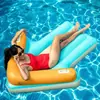 Cama flutuante inflável personalizada de fábrica, boia em formato de flecha, colchão de ar para festa na piscina, brinquedo inflável de entretenimento para festa