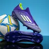 Novo Modelo de Chuteiras de Futebol para Homens, Estudantes e Adultos, com Travas Longas Ag, Travas Quebradas Tf, Chuteiras de Treino para Homens e Mulheres, Sem Cadarço, Cano Baixo, para Competição e Treino