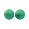Cuentas de Silicona de 15 mm, Redondas para Pulsera de Abalorios DIY, Llavero, Accesorios para Joyería, Cuentas Sueltas al por Mayor en Stock