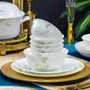 Juego de Cuenco y Plato de Color Bajo Esmalte a Alta Temperatura para el Hogar Cerámica Jingdezhen Vajilla Regalo de Inauguración de Casa Juego de Cuenco y Plato Moderno Sencillo