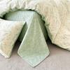 Juego de Cuatro Piezas de Algodón Puro con Estampado Floral Pequeño, Juego de Tres Piezas de Algodón Puro de Sarja de 40 Hilos para Dormitorio, Funda de Edredón de Algodón de Fibra Larga para Ropa de Cama para el Hogar al por Mayor