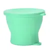 Copo Dobrável de Silicone para Viagem e Acampamento, Design Retrátil Portátil, Copo de Água Resistente a Altas Temperaturas de Grau Alimentício, Suprimento de Copo Portátil
