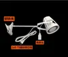 Foco Led para Vitrina Spotlight de Brazo Largo Pinza Boca de Tigre Foco de Riel 35W para Tienda Boda Uso Comercial Montaje Superficial