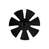 Ventilador Pequeño Violento de ABS 49-7B con Siete Aspas, Tamaño 49x20mm, Aspa de Ventilador Turbina de Alta Velocidad de 7 Aspas