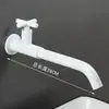 Grifo de Baño de Cobre Empotrado Estilo Ins Negro de 4 Puntos Extendido para Trapeador de Piscina Fría Única Cuenca de Baño Antiguo A prueba de Salpicaduras