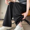 Pantalones Yamamoto de Verano Fluidos para Mujer, Nuevos Pantalones Rectos de Cintura Alta Adelgazantes de Pierna Ancha, Pantalones Sueltos Frescos de Largo Completo