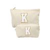 Bolsa de Hombro de Pana con Letras Transfronteriza de Amazon, Bolsa Bordada de Toalla, Bolsa de Almacenamiento para Neceser, Material de Pana