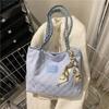Bolso de Gran Capacidad Bolso de Otoño para Mujer 2022 Nueva Moda Bolso de Viajero Moderno Bolso Tote de Hombro Axila con Lazo