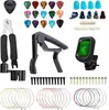 Set de Accesorios para Guitarra Más Vendido en Amazon Cejilla Púa Cuerda Herramienta de Cambio de Cuerda Tres en Uno Set
