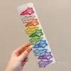 Presilha Bico de Pato para Meninas, Grampo Doce e Fofo para Franja e Cabelo Lateral, Presilha de Cabelo Adorável para Crianças, Grampo Super Fofo para Fios Soltos