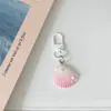 Llavero Creativo de Concha de Perla con Gradiente Soñador Colgante Divertido de Bolsa de Dibujos Animados Accesorios de Regalo para Pareja Mejor Amigo