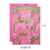 Serie de Estampado Dorado Shangjin Papel para Pintura al Óleo Flor de Papel Empaque Atmósfera Tarjeta de Arte Cartón Ramo Empaque Floral DIY Materiales