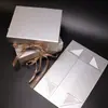 Procesamiento de Fábrica de Origen, Comercio Exterior Transfronterizo, Cajas de Regalo Plegables Moldeadas de una Pieza, Soporte para Personalización para Cajas de Regalo para Ropa y Bodas