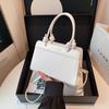 Bolso Cruzado de Mano Informal Estilo Coreano 2026 Verano Nuevo Moda Tendencia y Elegante Texturizado Patchwork Diseño de Nicho Bolso Silla