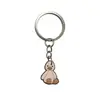 Chaveiro Criativo de Borracha Macia PVC Desenho Animado Gato de Gelatina Fofo Pingente de Bolsa Ornamento para Chave de Carro Pequeno Presente