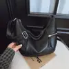 Nuevo Bolso de Almacenamiento para Otoño e Invierno 2025 Estilo Croissant y Dumpling Moda Simple Bolso Cruzado de Hombro Bolso de Mano Casual para Mujer