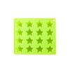 Molde de hielo con 16 estrellas pares, molde de gelatina para hielo, molde de silicona para pastel de chocolate