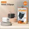 Cargador de Pared para Teléfono Móvil de Doble Puerto USB+Tipo-C Transfronterizo Nuevo, Estándares Europeos y Americanos, Cargador de Carga Rápida Multi-Protocolo de 33W