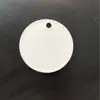 Venta Caliente Transferencia de Calor Acrílico Recubierto Suministros en Blanco Acrílico Impresión a una Cara Llavero DIY Sublimación