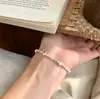Pulsera de Fragmentos de Plata de Moda, Sencilla, Lujo Ligero, Diseño de Nicho para Mujer, Exquisita, Única, De Alta Gama, Joyería de Mano Versátil
