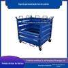 Lixeira com Rodas, Lixeira para Limalha de Ferro, Lixeira Basculante, Lixeira para Coleta e Transferência de Sucata, Carrinho de Descarga Inferior para Resíduos de Ferro e Escória, Lixeira Móvel