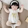 Roupas de Bebê, Roupas Finas de Verão, Macacão para Recém-Nascido, Macacão para Menina, Macacão para Lua Cheia Centésimo Dia, Roupa para Passeio de Verão