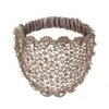 Diadema de cuentas y pedrería para el cabello, Lazo para el cabello de mujer, Diadema blanca de ala ancha para el cabello, Diadema coreana para uso diario, Tocado