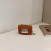 Mini Bolso de Hombro Portátil de Lujo Ligero para Labial para Mujer, Nuevo Modelo Primavera 2026, Bolso Cuadrado Pequeño Cruzado con Cadena de Cierre de Color Sólido