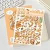 Pegatinas de Panadería de Oso Estéreo 3D Pegatinas Creativas de Escena Pegatinas de Dibujos Animados Pegatinas de Escena en Miniatura Pegatinas para Diario de Mascotas