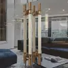 Nueva Manija de Puerta de Vidrio Imitación Jade Estilo Chino Manija de Puerta de Hotel de Alta Gama de Bronce Manija Grande para Puerta Corredera con Marco