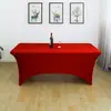 Fundas de mesa elásticas hechas a medida, manteles de alta gama para hoteles y restaurantes, decoraciones para bodas y banquetes, fundas de mesa rectangulares gruesas y cubiertas para barras de bar