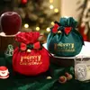 Saco de maçã de Natal transfronteiriço saco de presente saco de embalagem de maçã para véspera de Natal bolsa tote de presente de doces caixa de presente