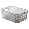 Caja de Almacenamiento de Cosméticos de Escritorio con Patrón de Glaciar de Lujo Ligero para Organizar Productos de Cuidado de la Piel, Mascarillas Faciales, Tocador, Mesa de Café, Cesta de Almacenamiento para Artículos Varios
