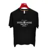 Camiseta de hombre de corte slim, lujo ligero, estilo europeo, cuello redondo, moda verano 2025, manga corta multiproceso, alta calidad
