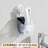 Prateleira de Armazenamento Transparente com Ventosa Montada na Parede Organizador de Cosméticos para Bancada de Banheiro Prateleira de Armazenamento sem Furos Tipo Drenante