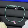 Pulsera Nueva de Diseñador Estilo Europeo y Americano Transfronteriza con Logo y Múltiples Patrones de Letras para Mujer, Sensación de Alta Gama, Fotos Reales, Venta al por Mayor en Vivo