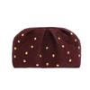 Nova Bolsa de Mão de Design Nichado Outono e Inverno 2025 Estilo Europeu e Americano Veludo com Decoração de Rebites Estilo Western Sexy Bolsa Envelope