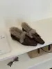 Nuevos Mocasines de Felpa Cálidos sin Cordones para Mujer Otoño/Invierno 2026, Elegante Ropa de Abrigo, Aumento Oculto de Altura, Zapatos Versátiles para Conducir