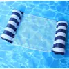 Novo Produto Transfronteiriço Inflável Flutuante Clipe de Rede para Água Encosto Dobrável Piscina Cama Flutuante Água Boia Três Tubos Cama Inflável
